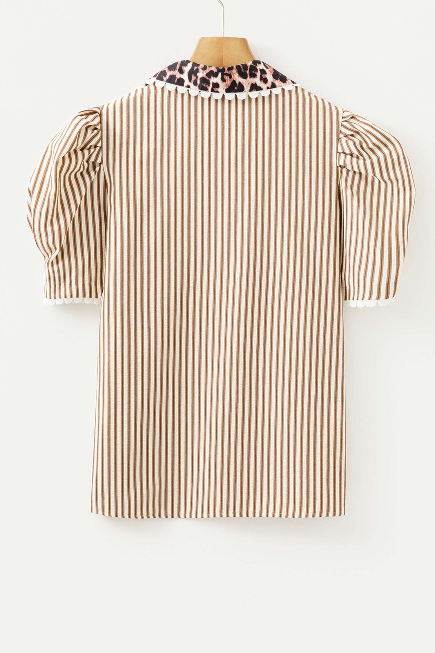 Laila Sleeve Patchwork Collar Blouse