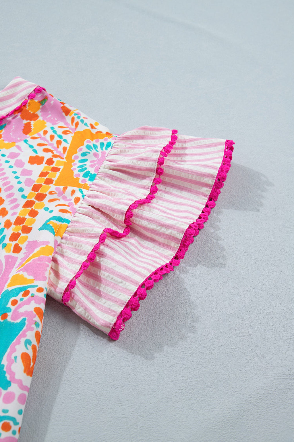 Giovanna Tiered Short Sleeve Blouse