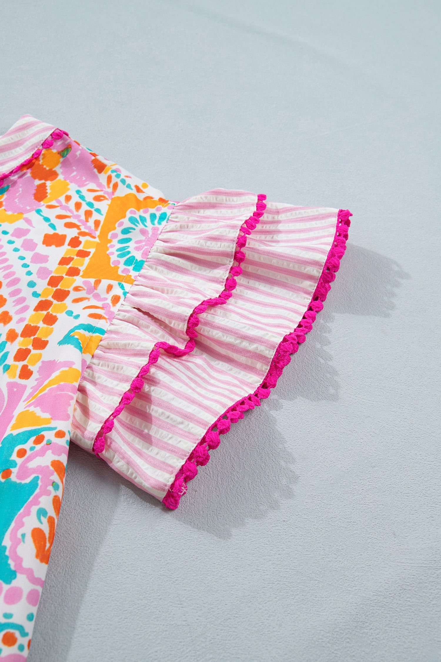 Giovanna Tiered Short Sleeve Blouse