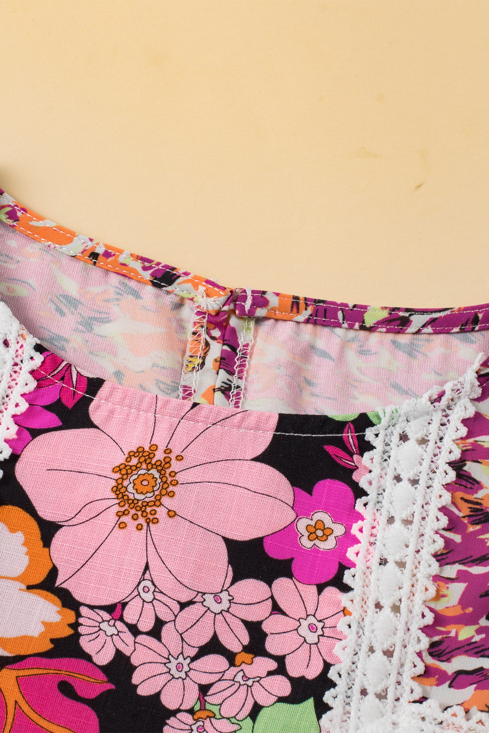 Kayla Floral Mixed Print Blouse