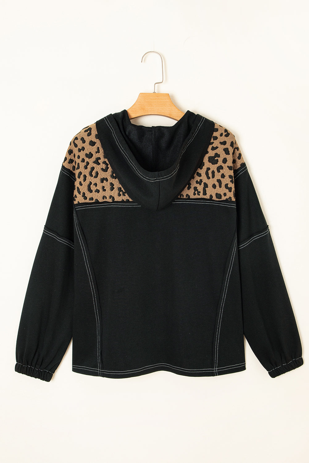 Monanaya Cuff Quarter Zip Hoodie