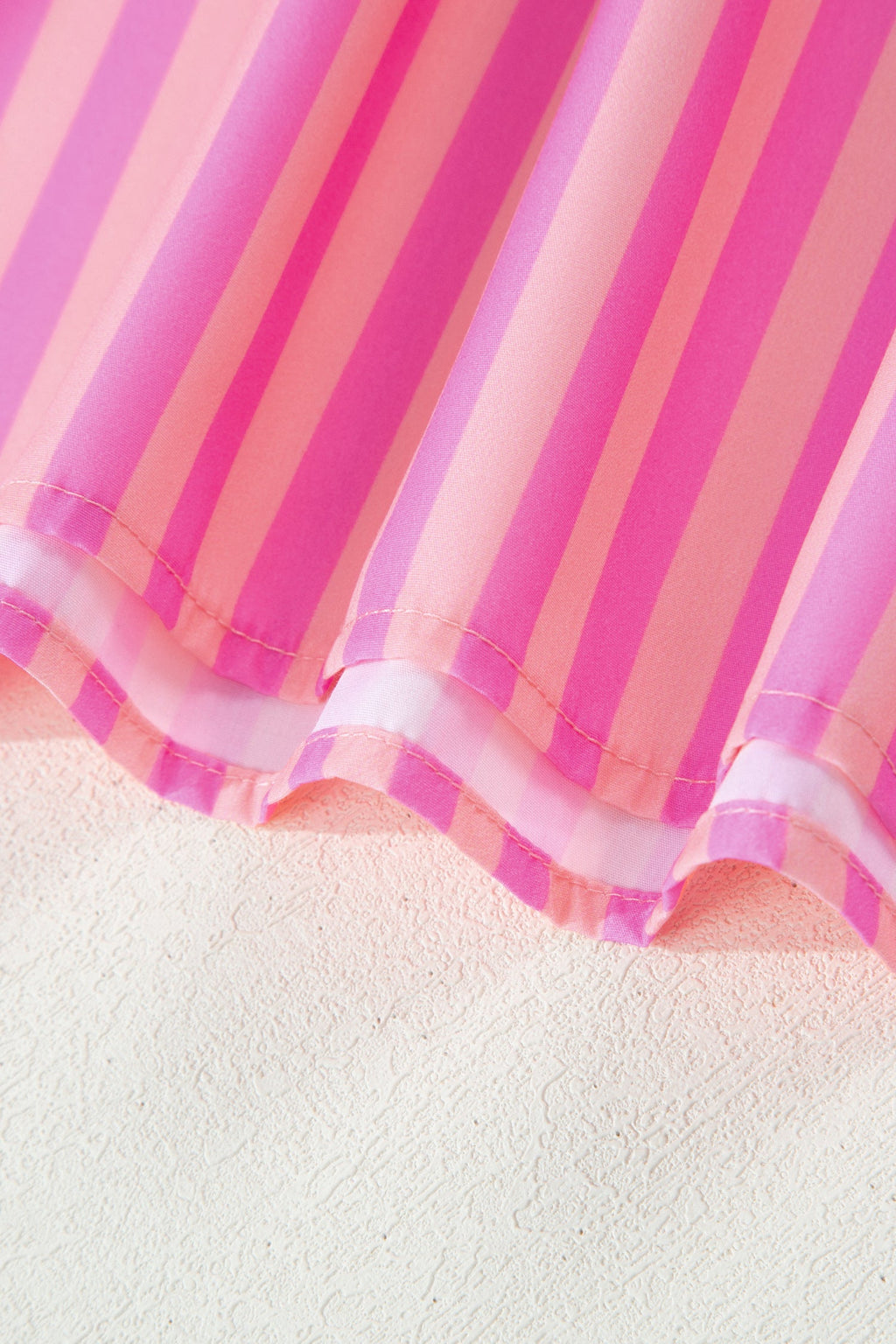 Juniper Stripe Ruffled Summer Blouse