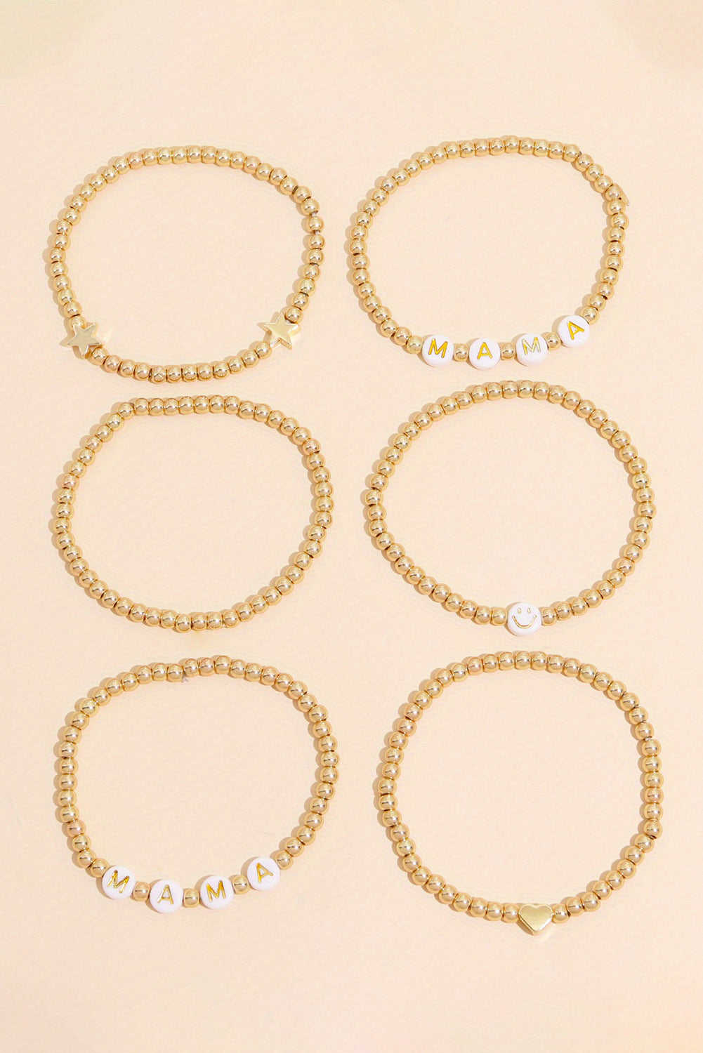Milana Plated Beaded Bracelet Set