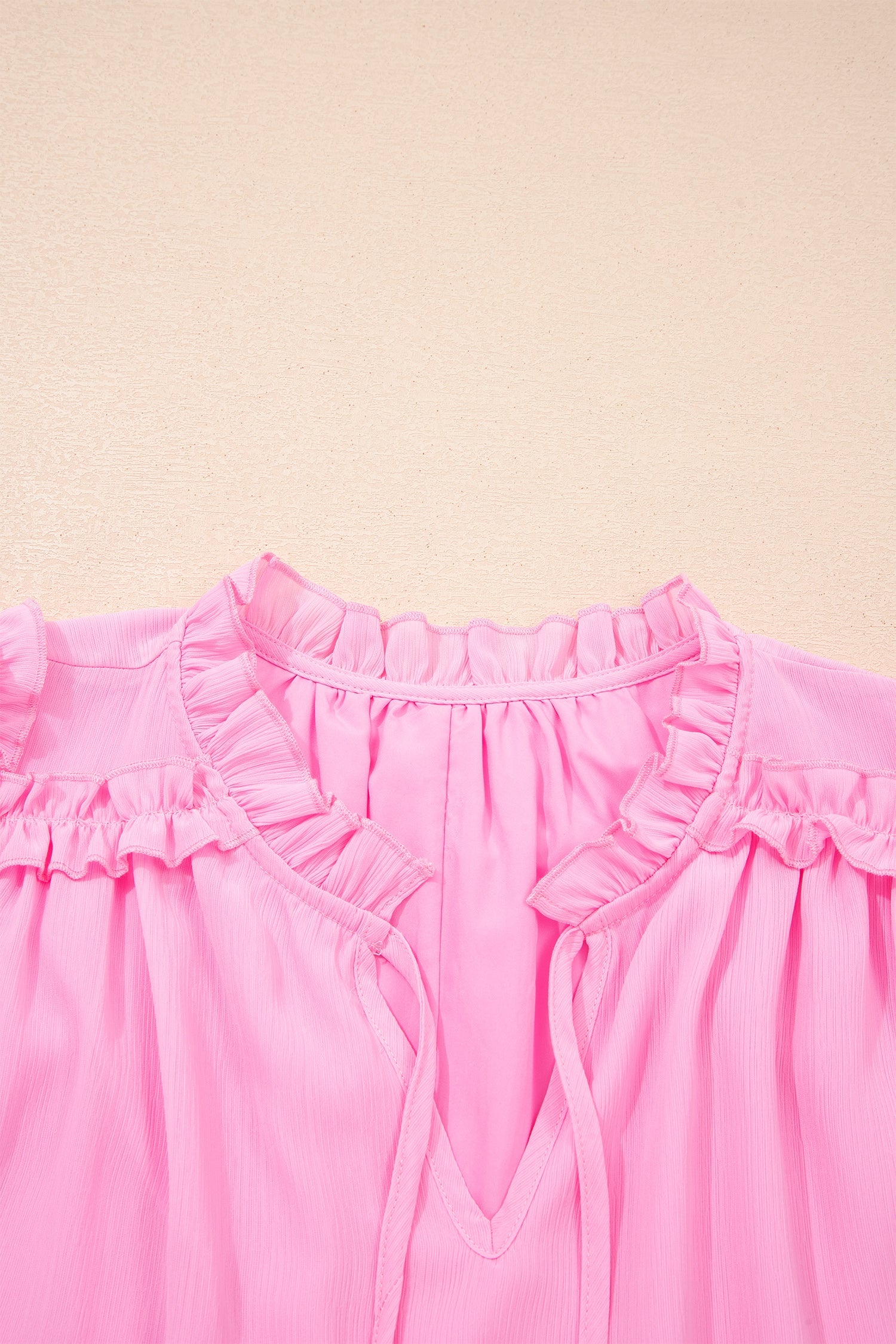 Milena Ruffle Short Sleeve PLUS Blouse