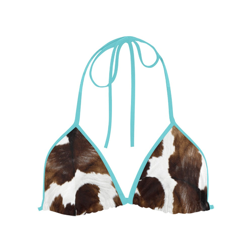 Cow Print Bikini Tops/Bottoms Sold Separately