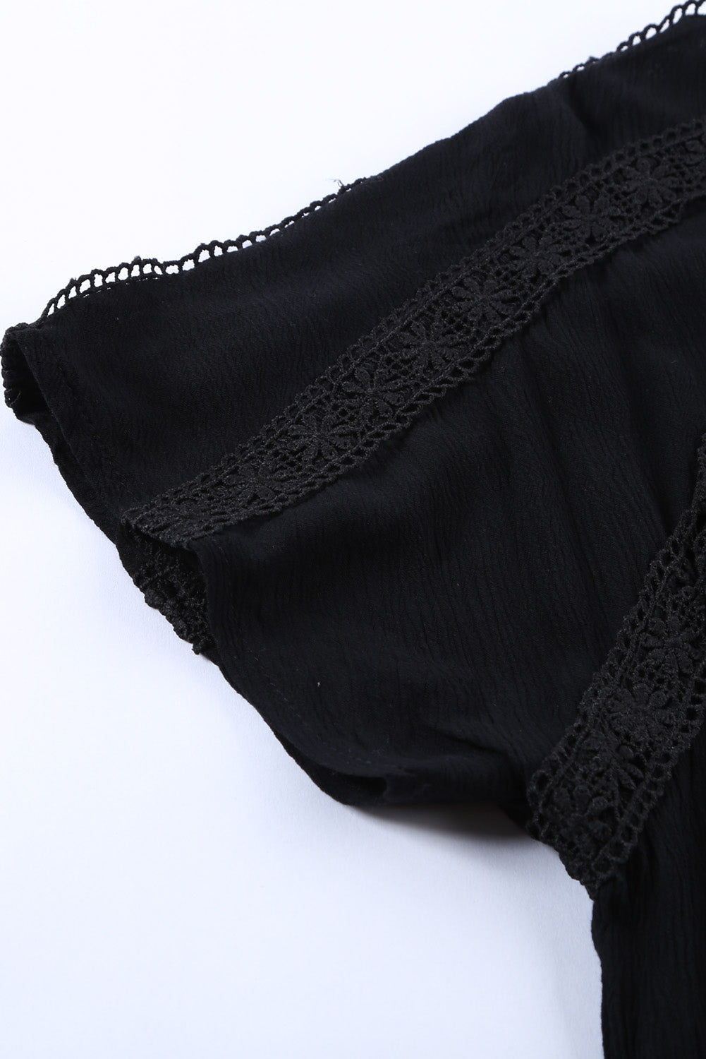 Milan Eyelet Short Sleeves Top