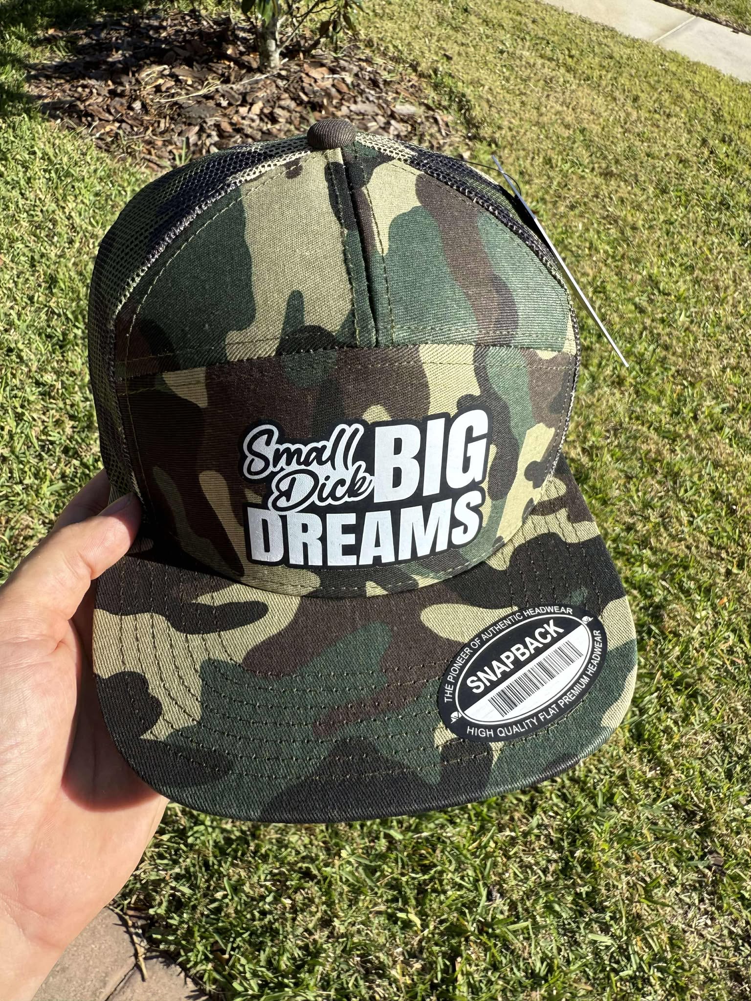 Big Dreams 7 Panel Snapback