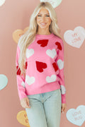 Aliyah Pattern Valentines Day Sweater