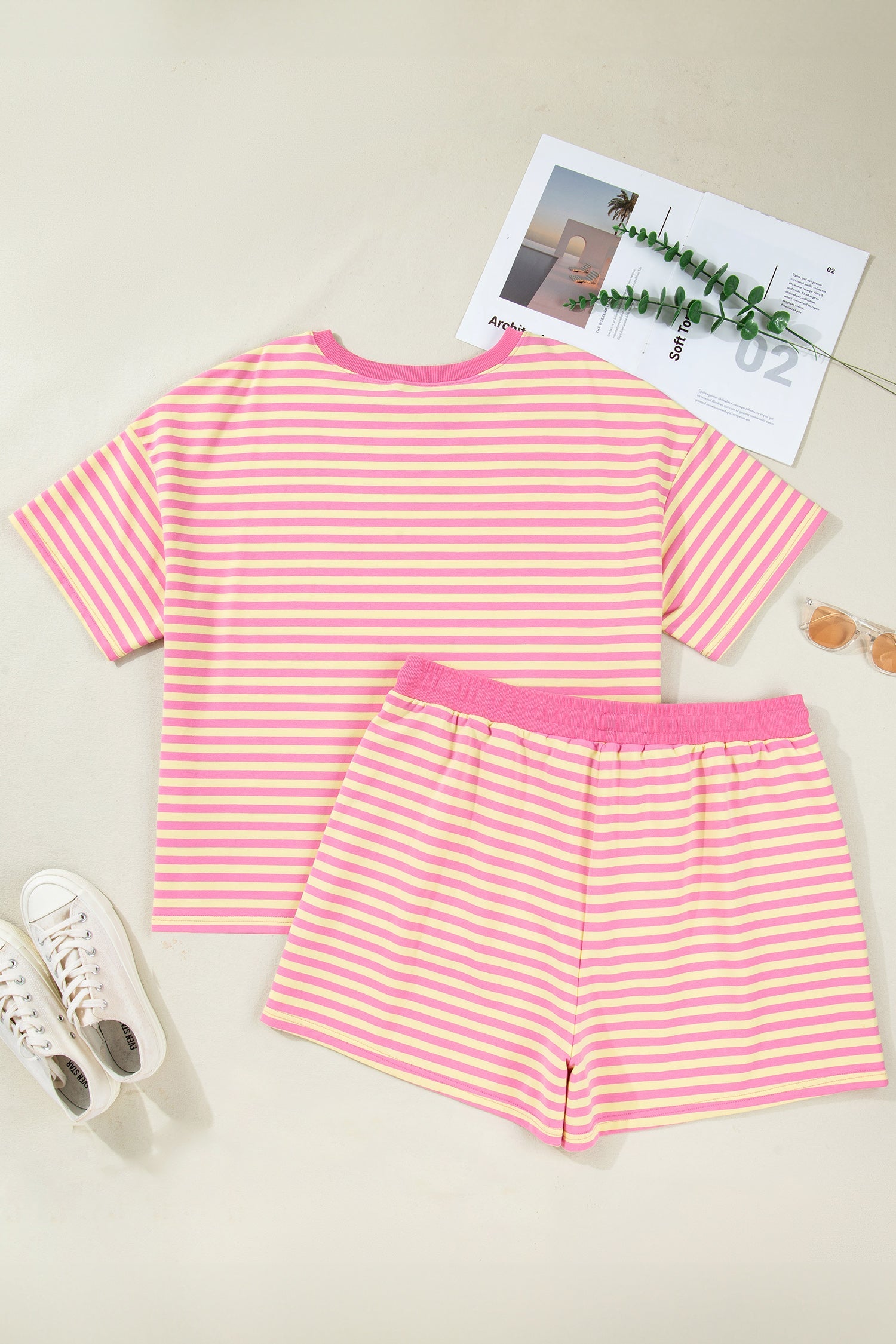 Lilliana Stripe Boxy PLUS Set