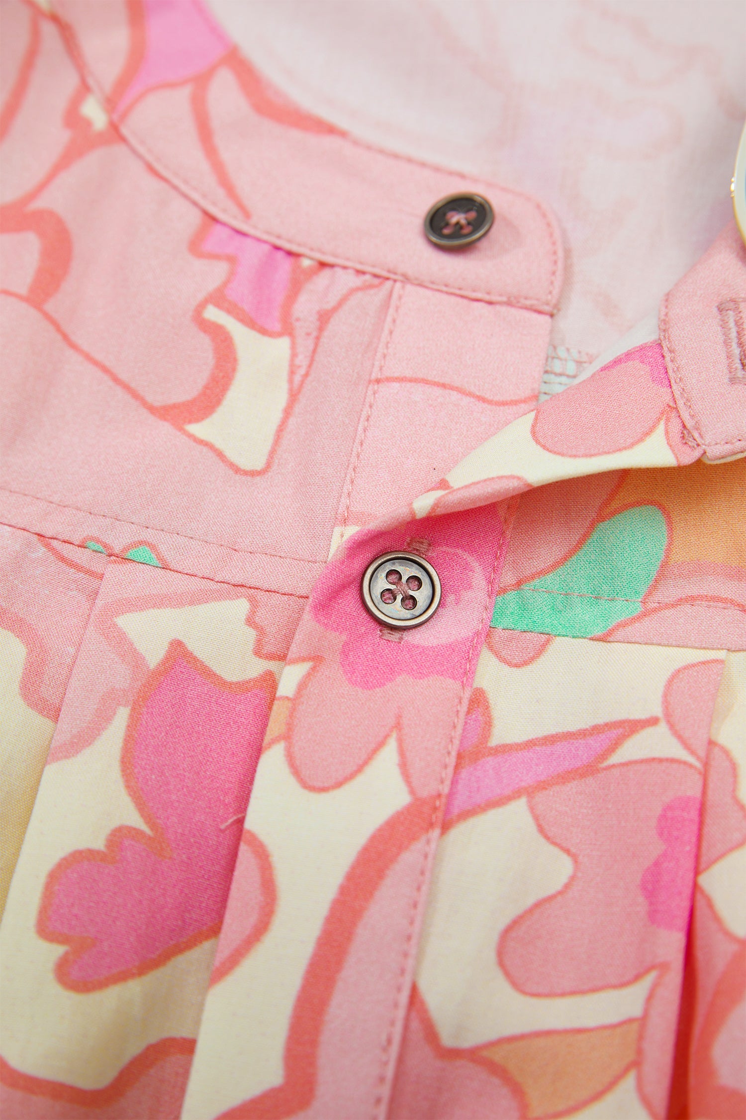 Brianna Pintuck Short Sleeve Shirt
