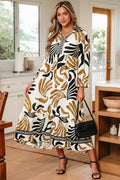 Zaylee Sleeve Ruffle Hem Dress