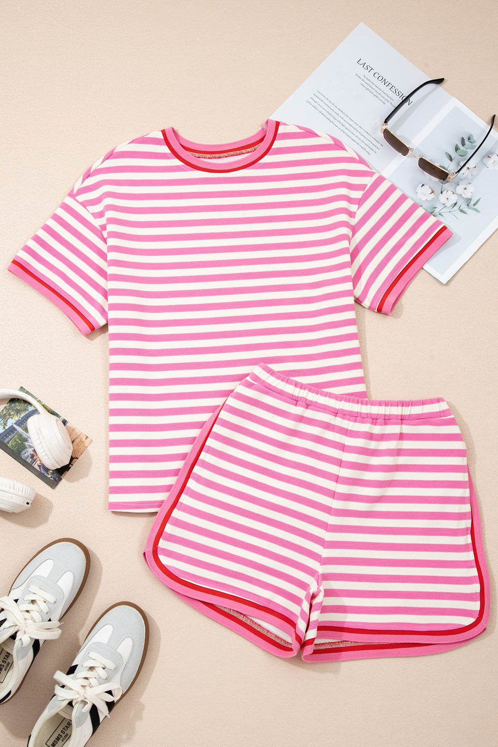 Matilda Trim Short Sleeve Set