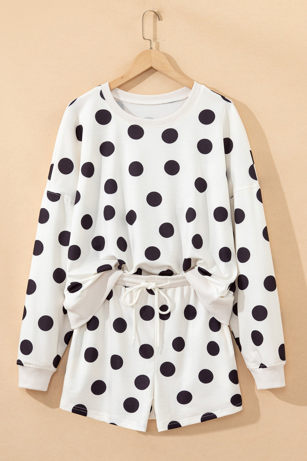 Marley Shoulder Pullover Drawstring Shorts Set