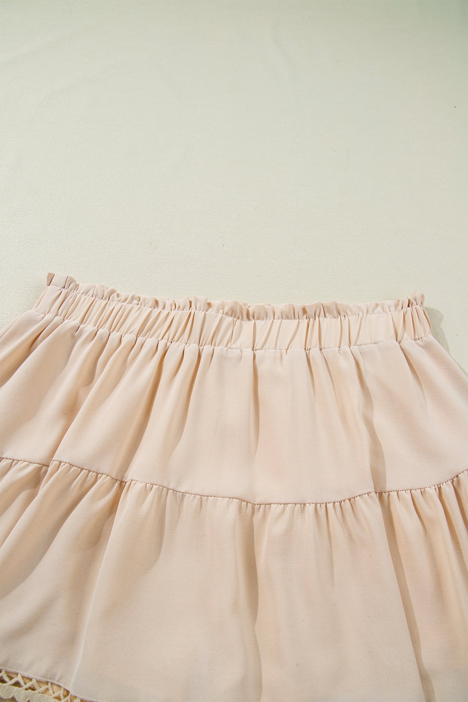 Millie Trim Boho Ruffled PLUS Shorts