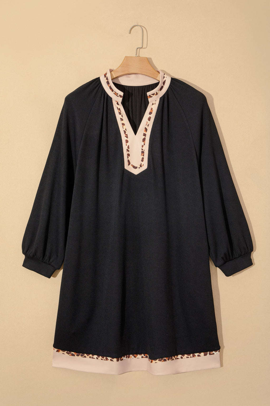 Ainsley Block Trim Ribbed PLUS Dress