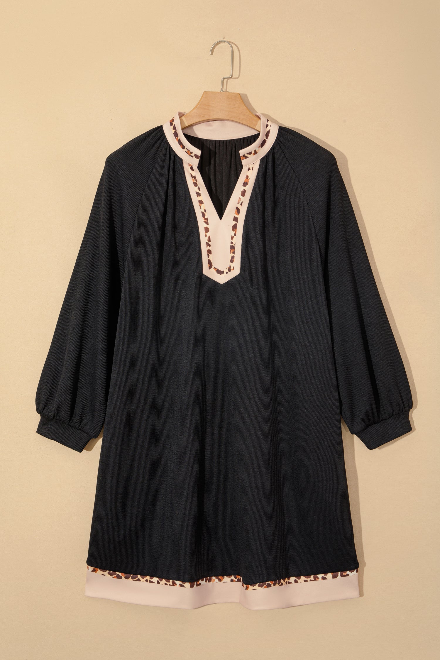 Ainsley Block Trim Ribbed PLUS Dress