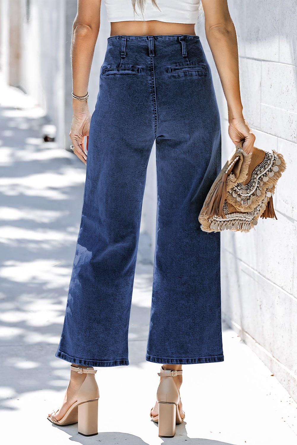 Mckinley Wide Leg Cropped Jeans