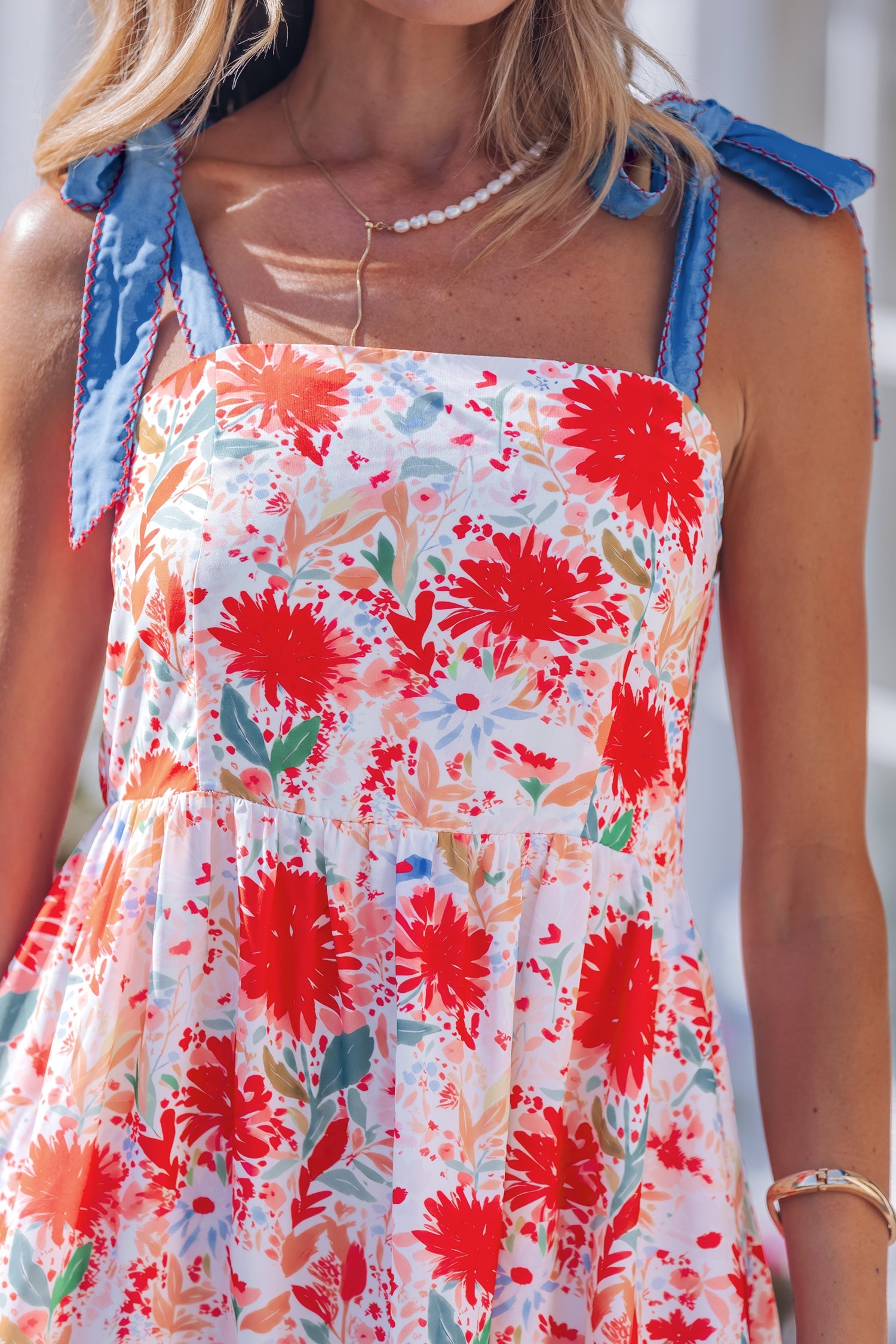 Dahlia Straps High Waist Dress