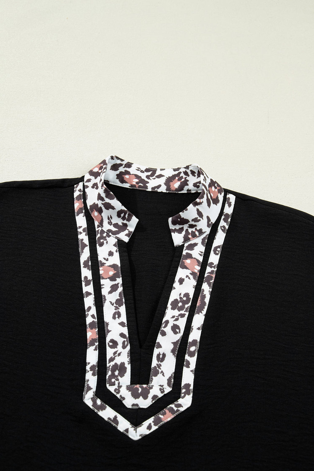 Keziah Sleeve Patchwork Trim Blouse