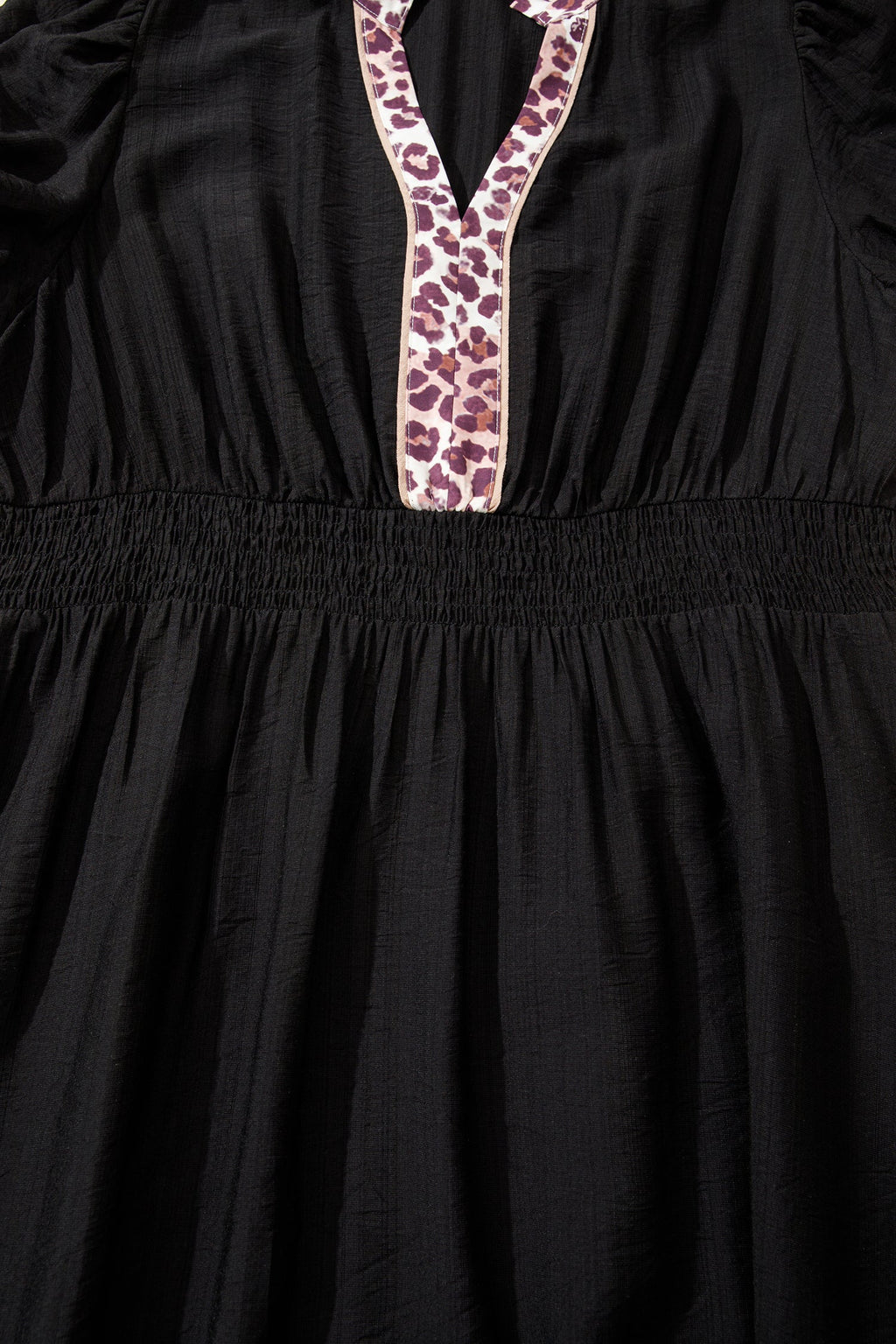 Ana Smocked Waist Ruffled PLUS Dress