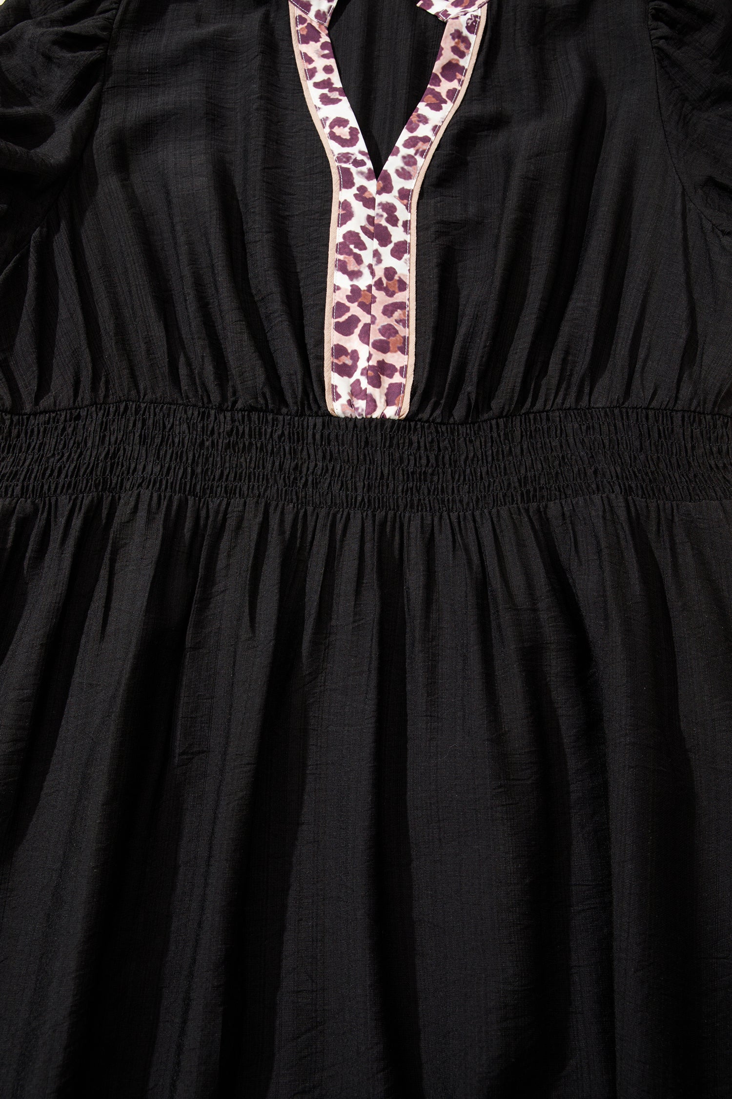 Ana Smocked Waist Ruffled PLUS Dress