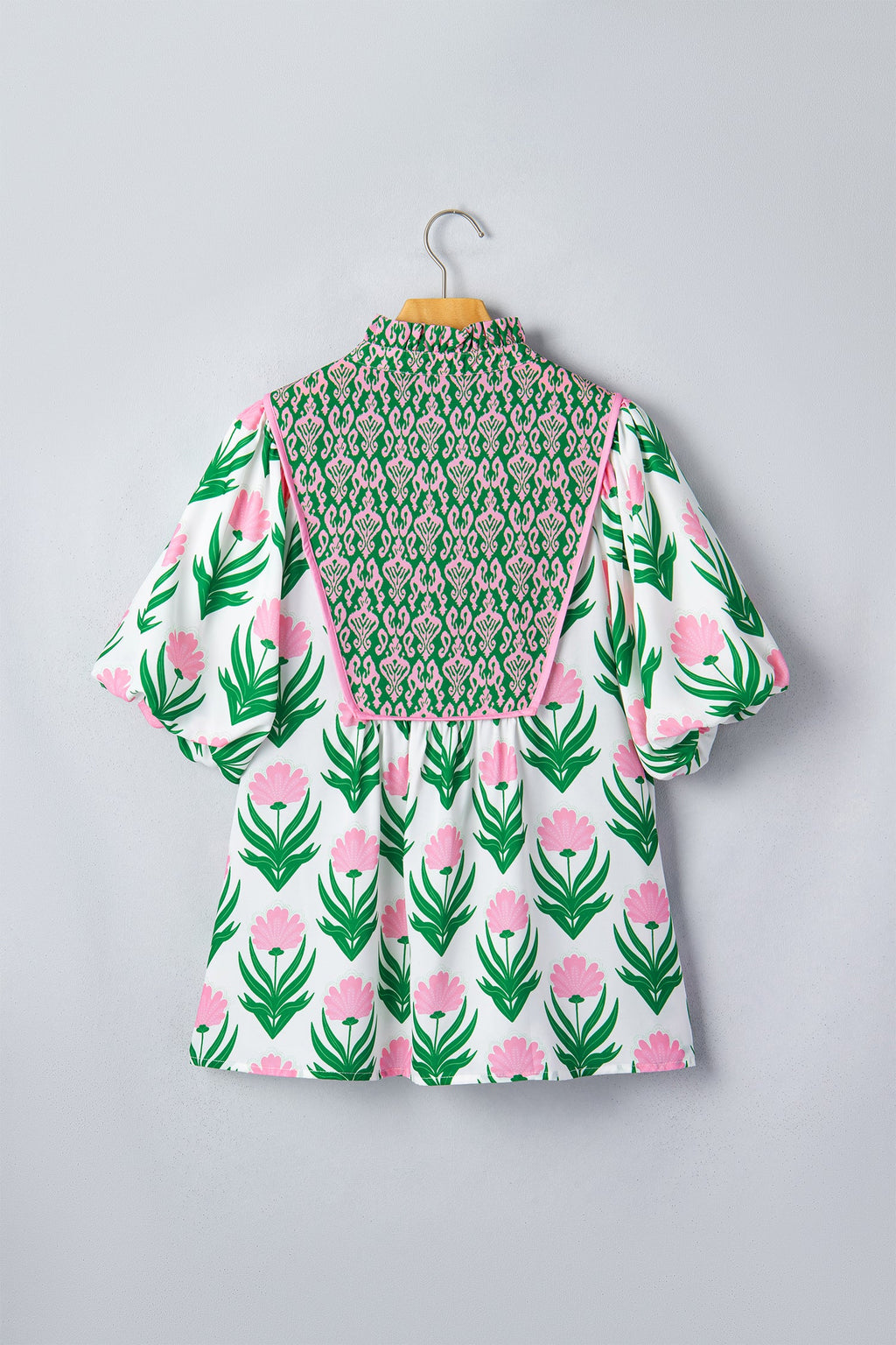 Amiri Sleeve Contrast Bordered Blouse