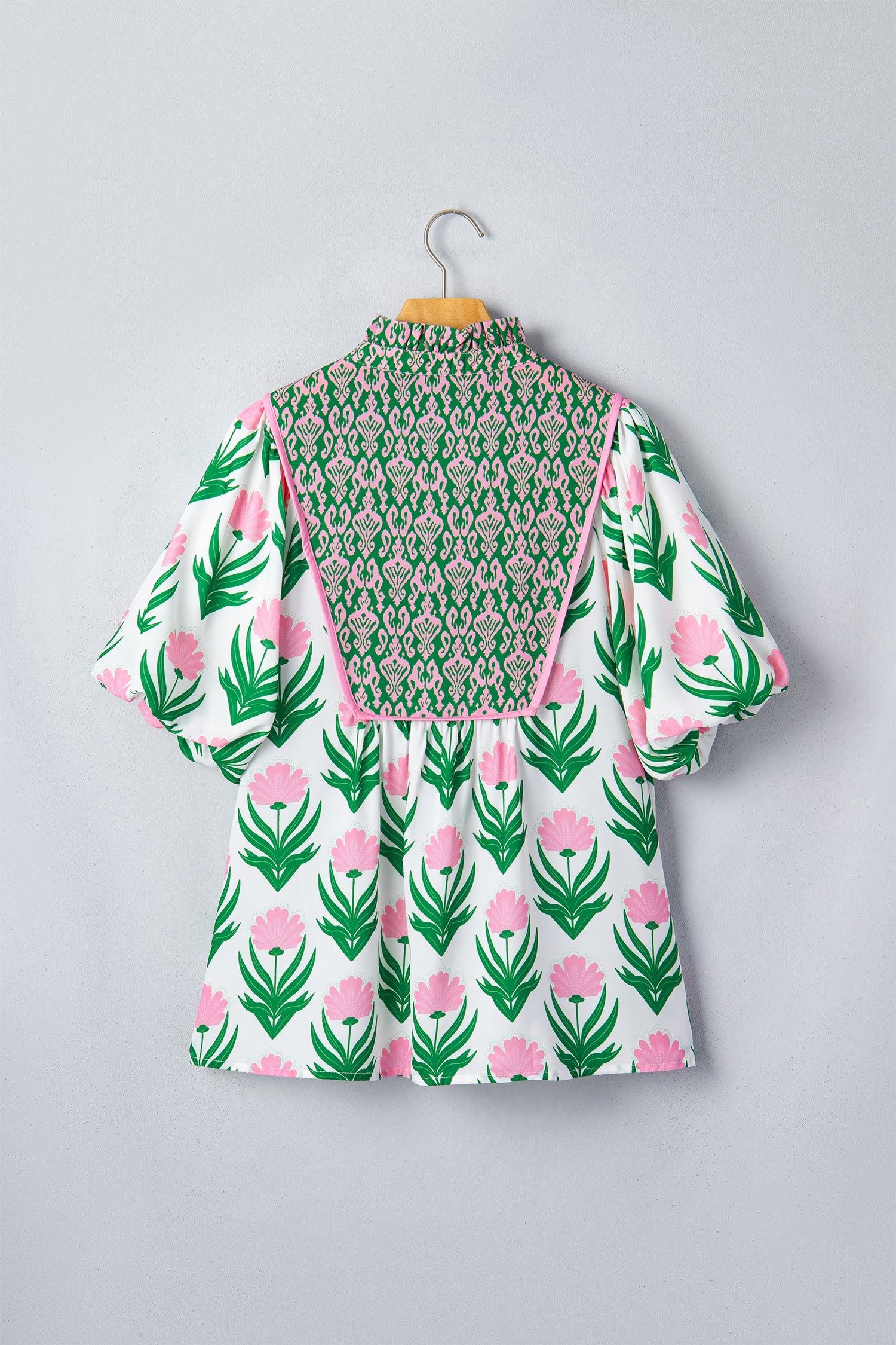Amiri Sleeve Contrast Bordered Blouse