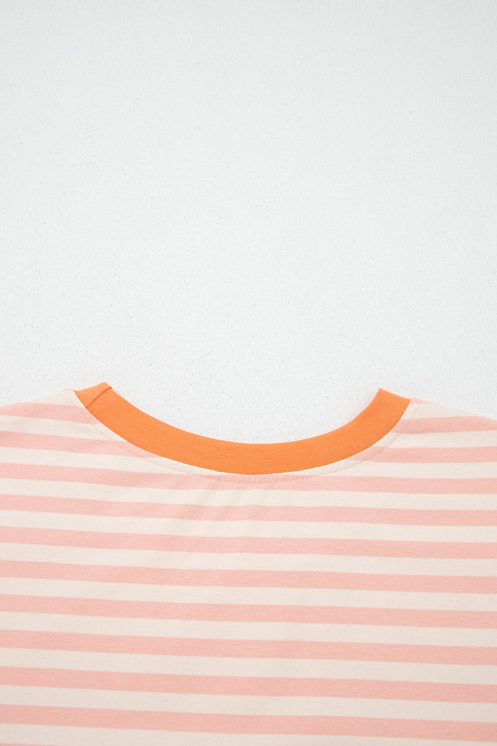 Adelina Stripe Contrast Loose Tee Set