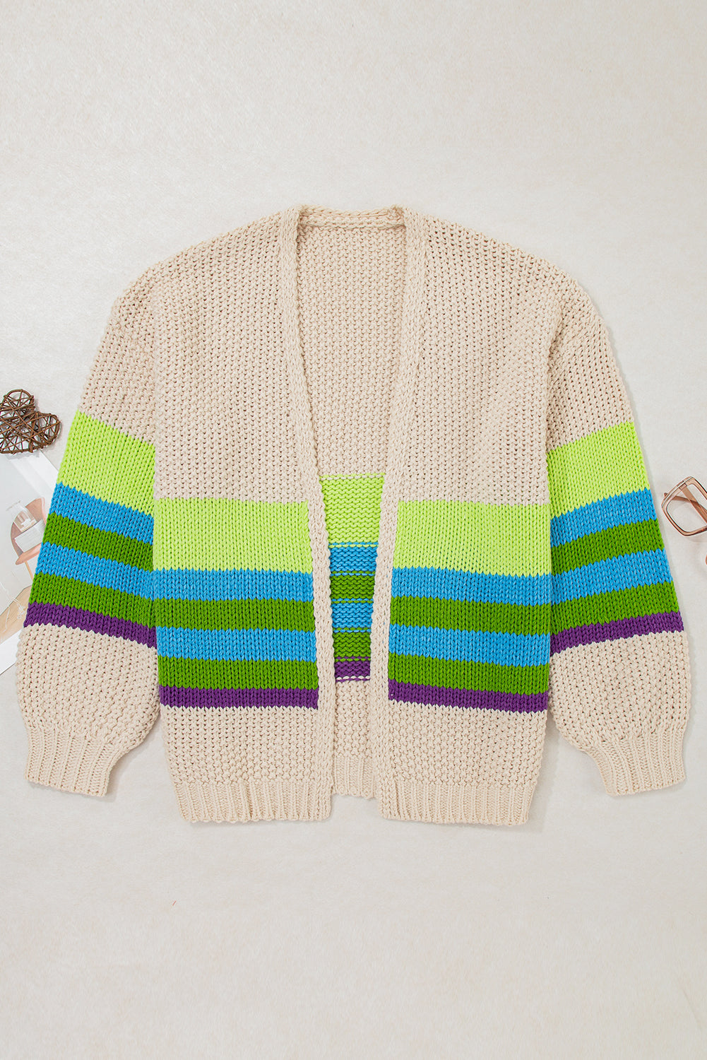 Adalee Crochet Open Front PLUS Cardigan
