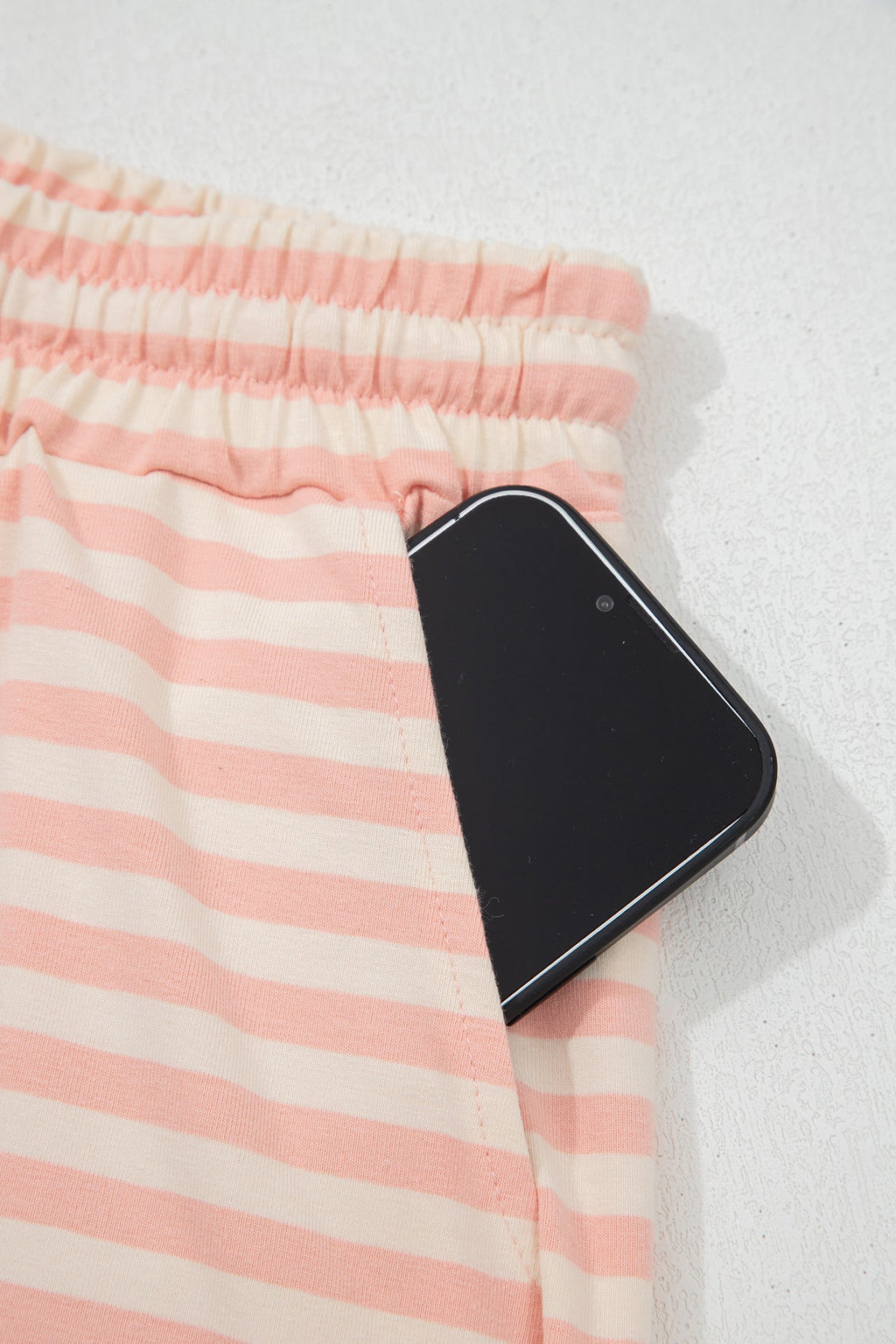 Adelina Stripe Contrast Loose Tee Set