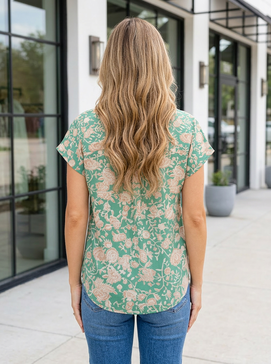 Kadence Short Sleeve Blouse