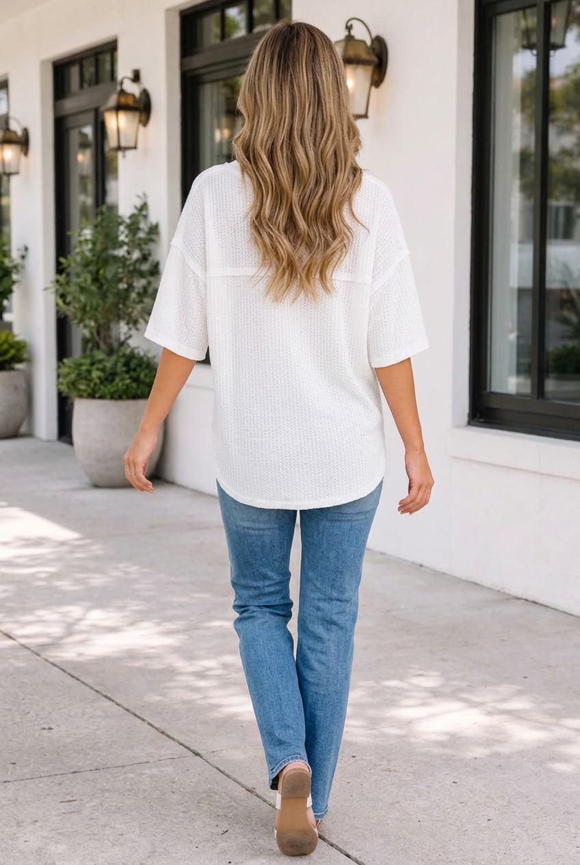 Maria Knitted Textured Top
