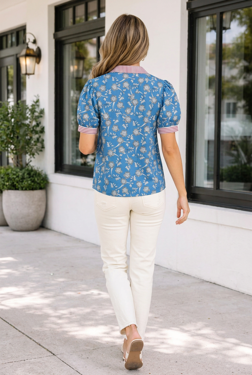 Francesca Short Sleeve Blouse
