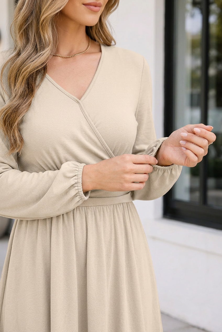Zhavia Long Sleeve Mini Dress