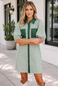 Paisley Puff Sleeve Dress