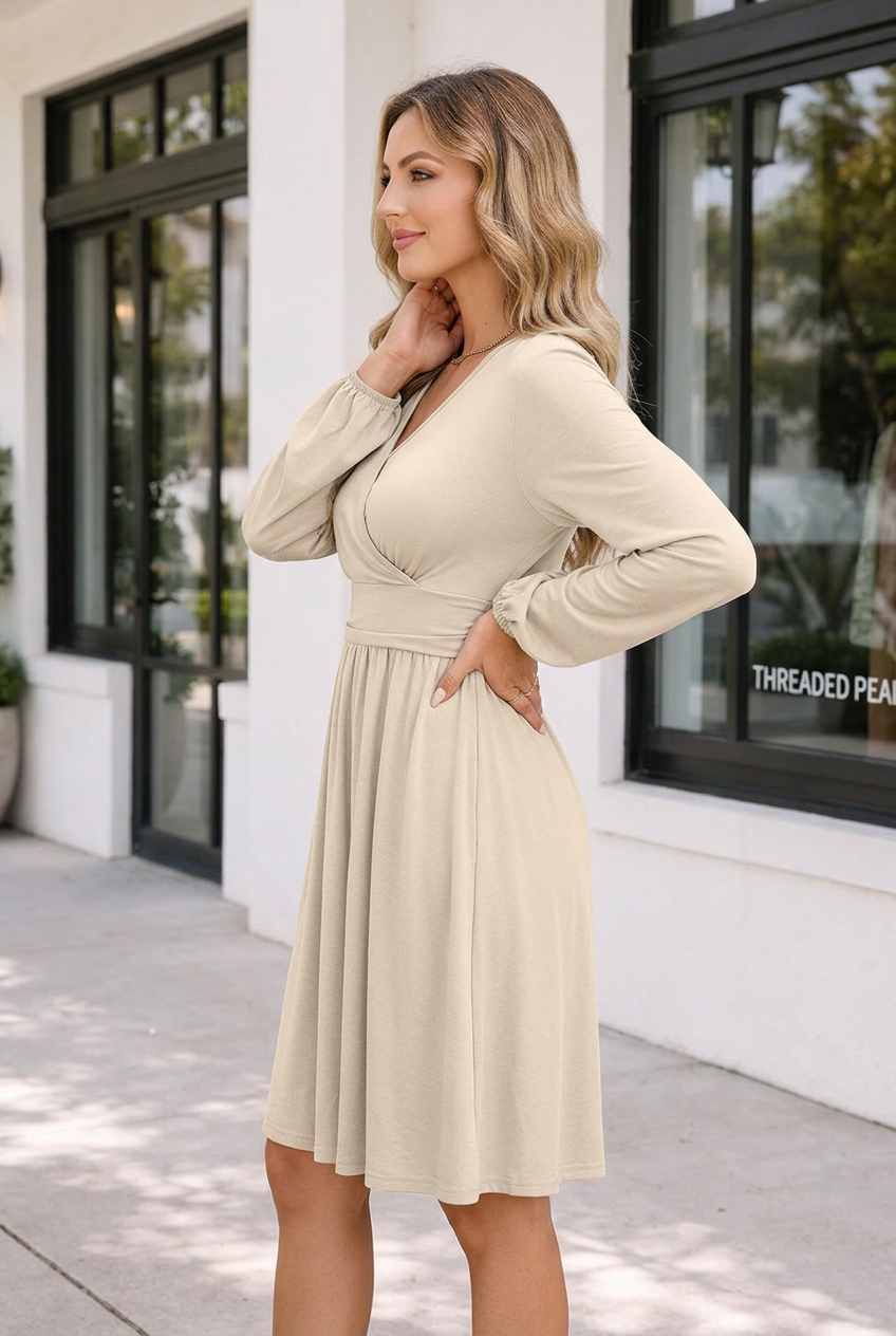 Zhavia Long Sleeve Mini Dress