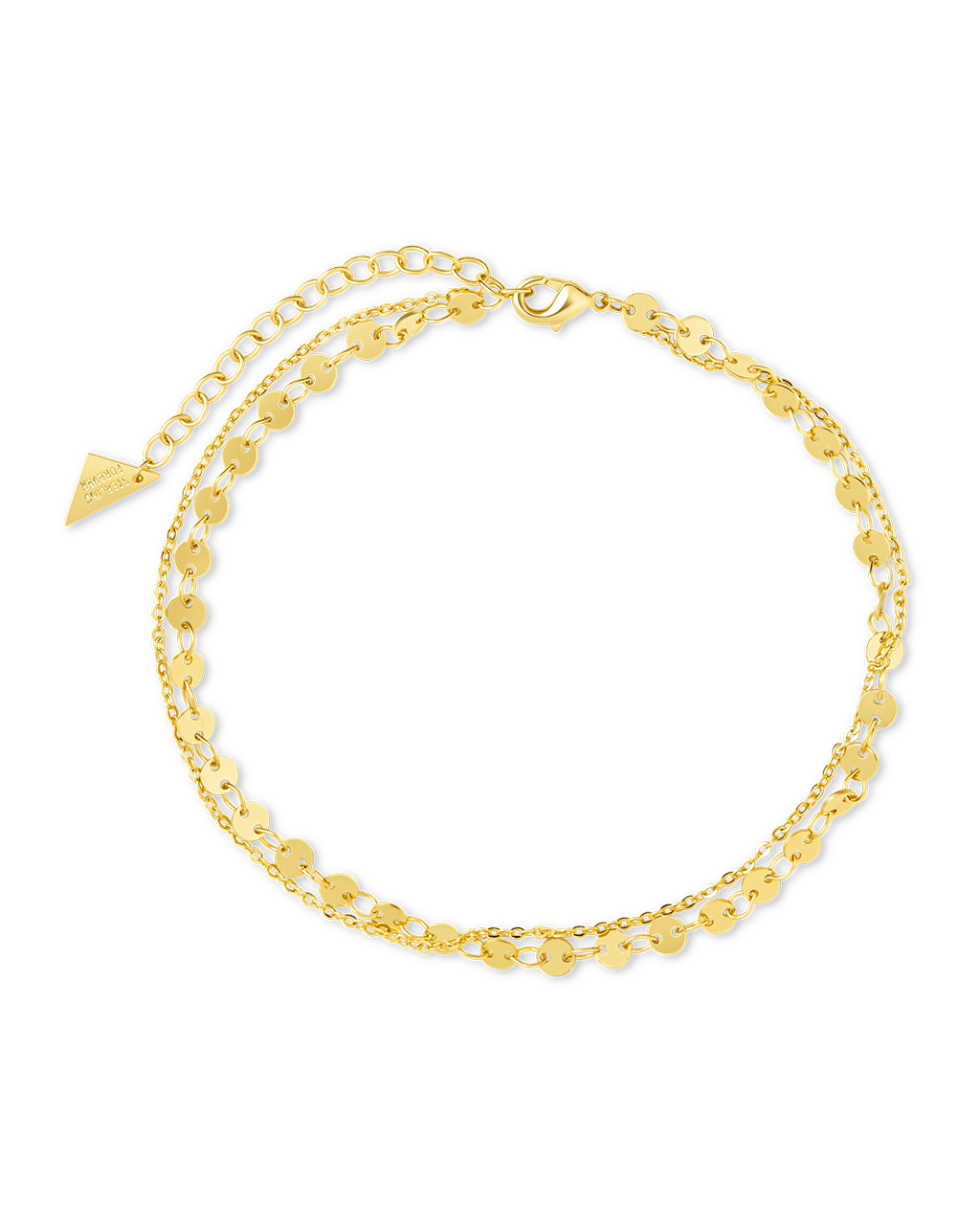 Eliana Layered Disc Chain Anklet