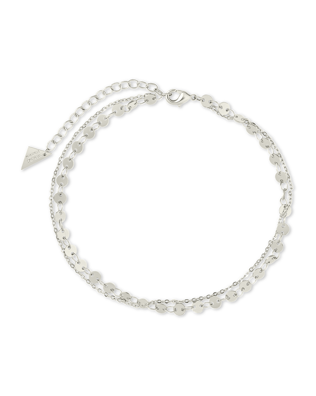 Eliana Layered Disc Chain Anklet