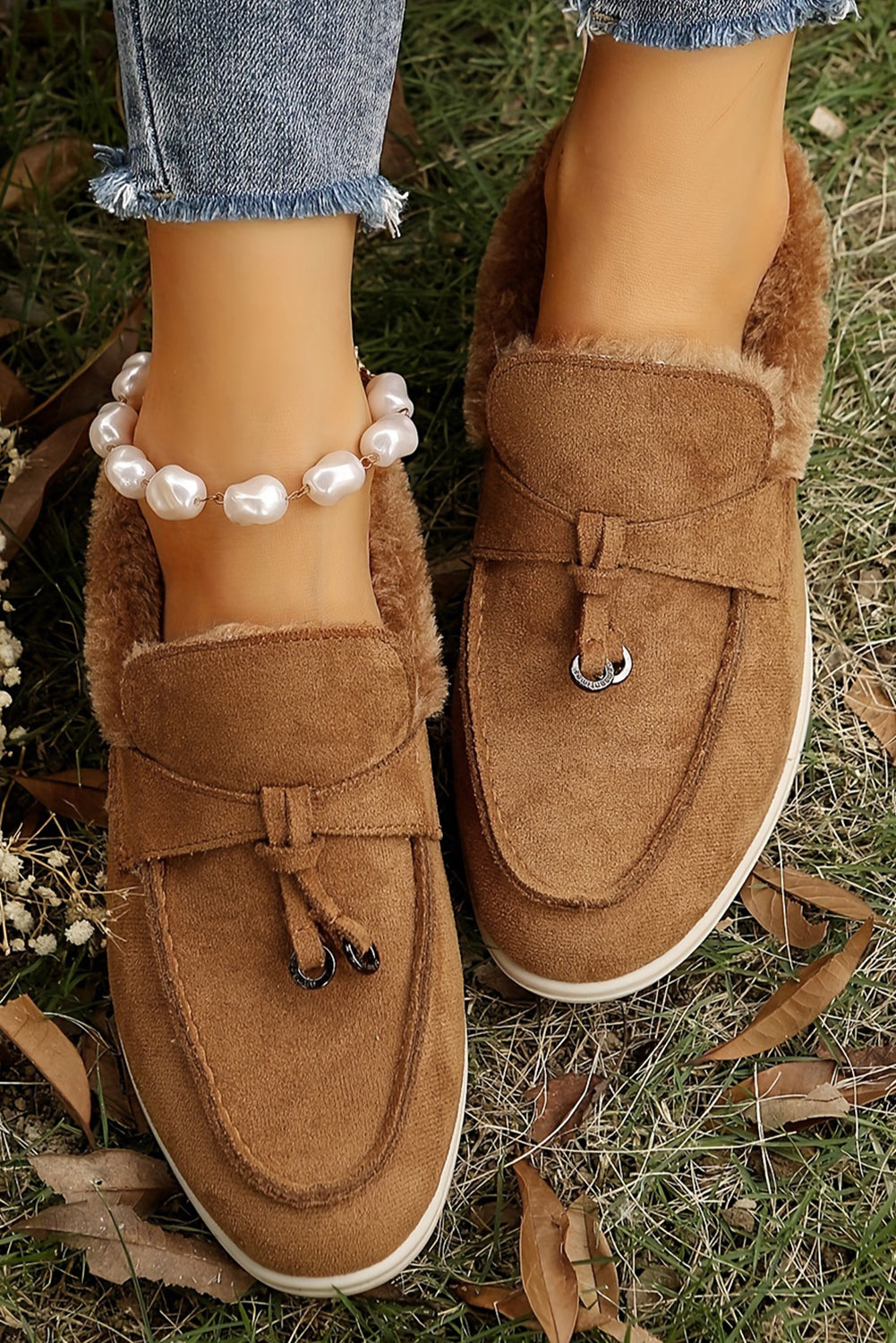 Nyla Furry Lined Slippers