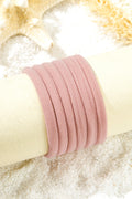 Peach Blossom Solid Hair Tie
