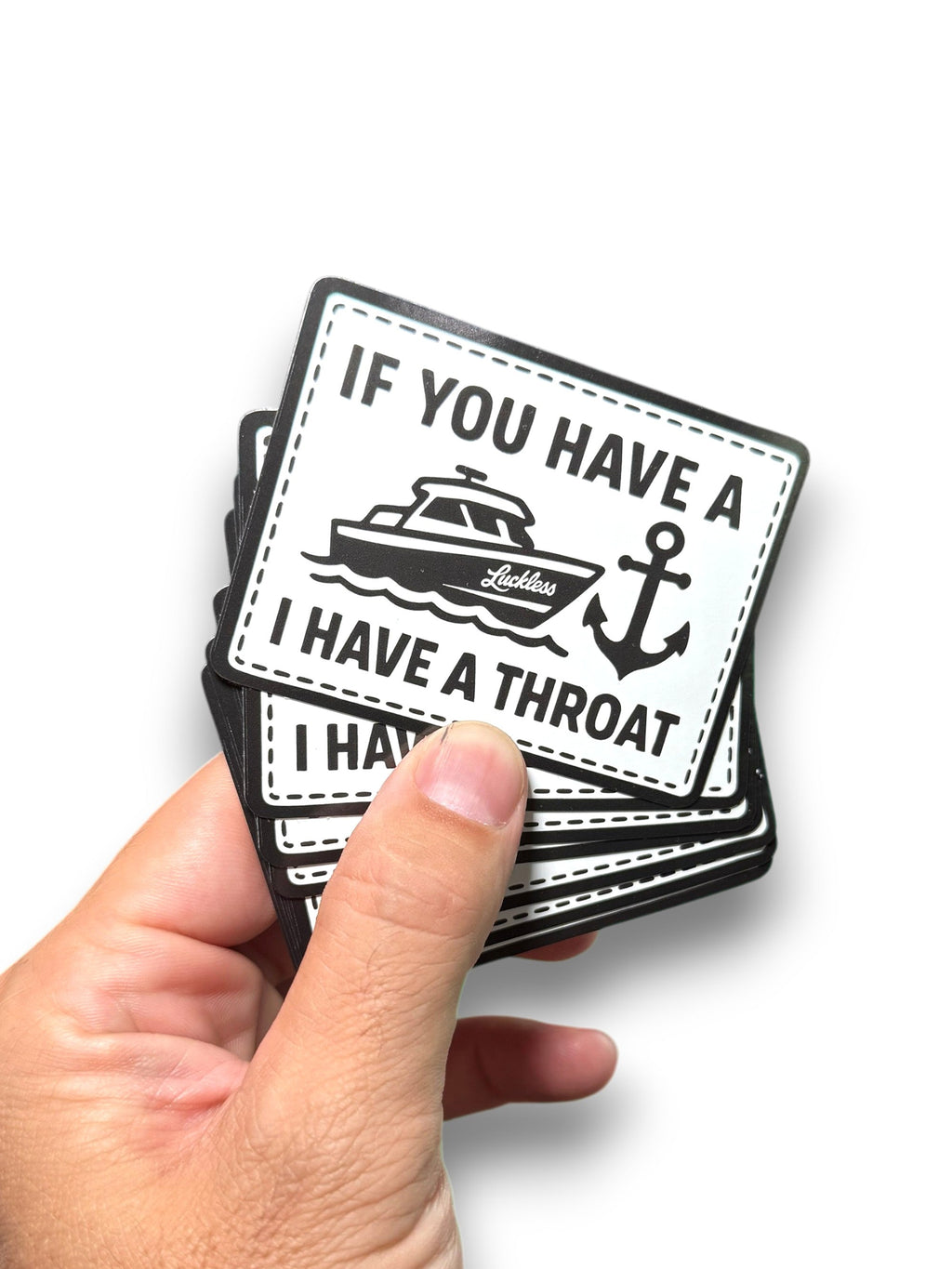 Boat Throat Sticker