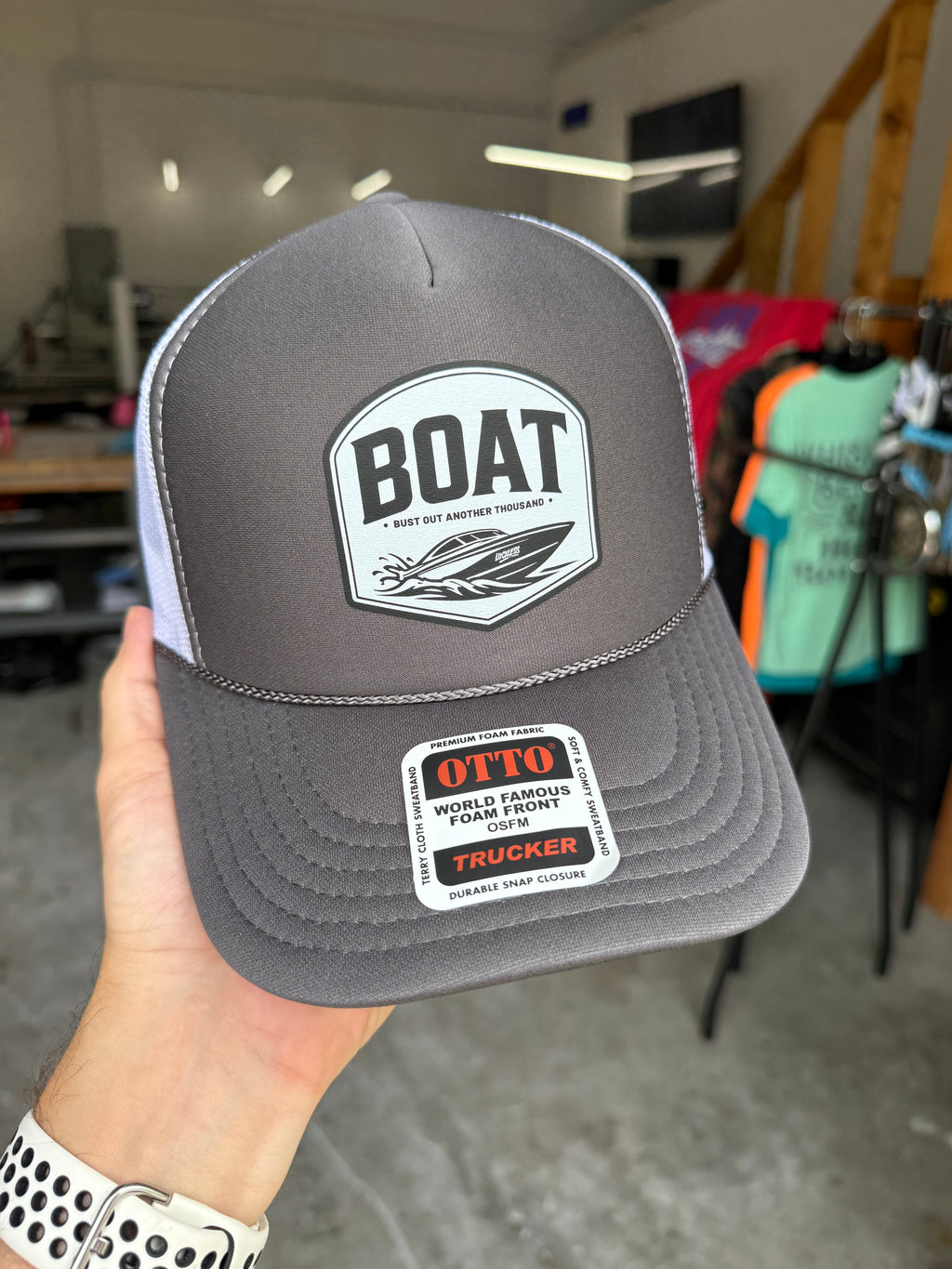 B.O.A.T - Bust Out Another Thousand Foam Trucker Hat