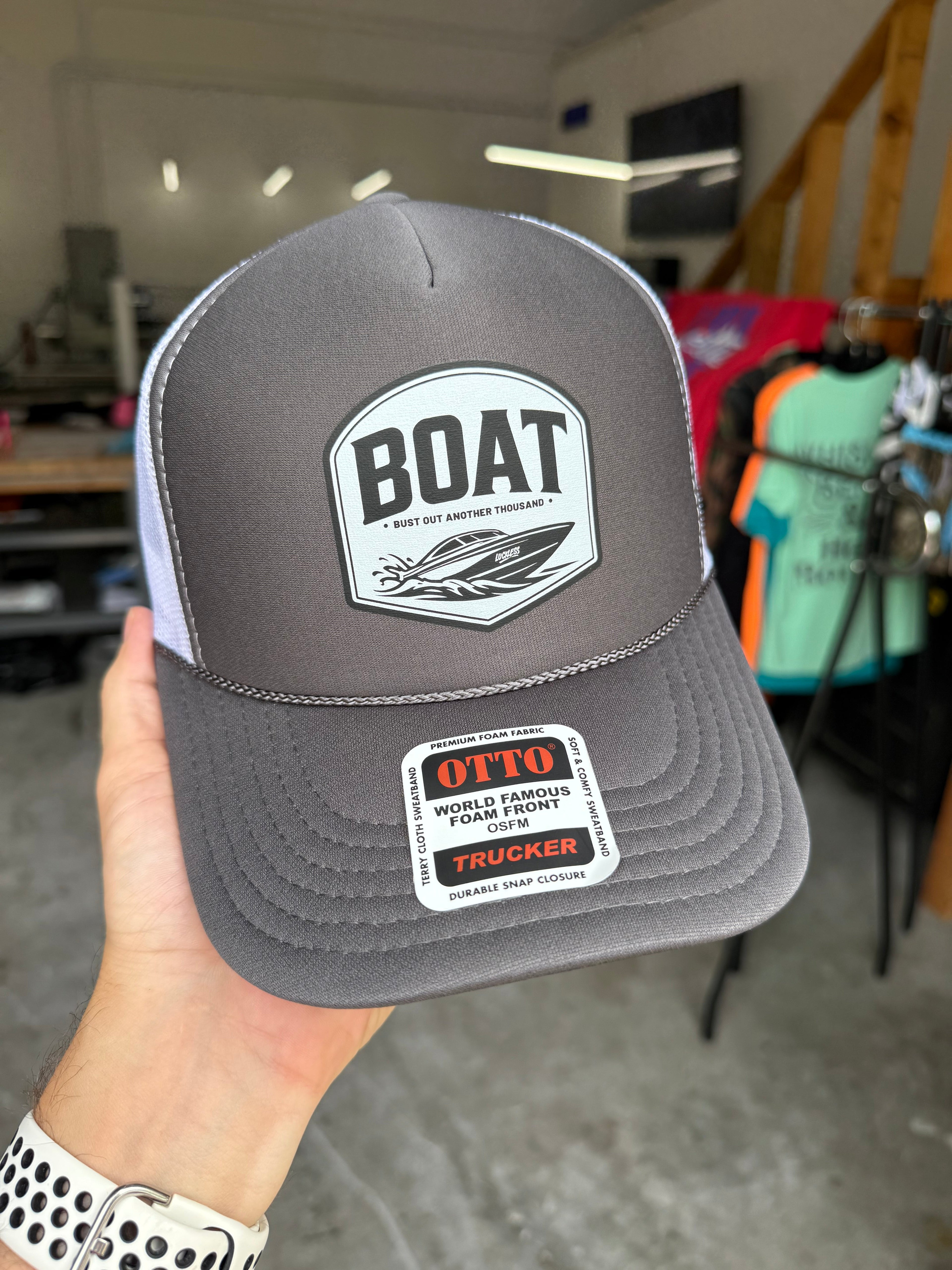 B.O.A.T - Bust Out Another Thousand Foam Trucker Hat