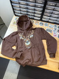 Faux Rhinestone Buck Hoodie