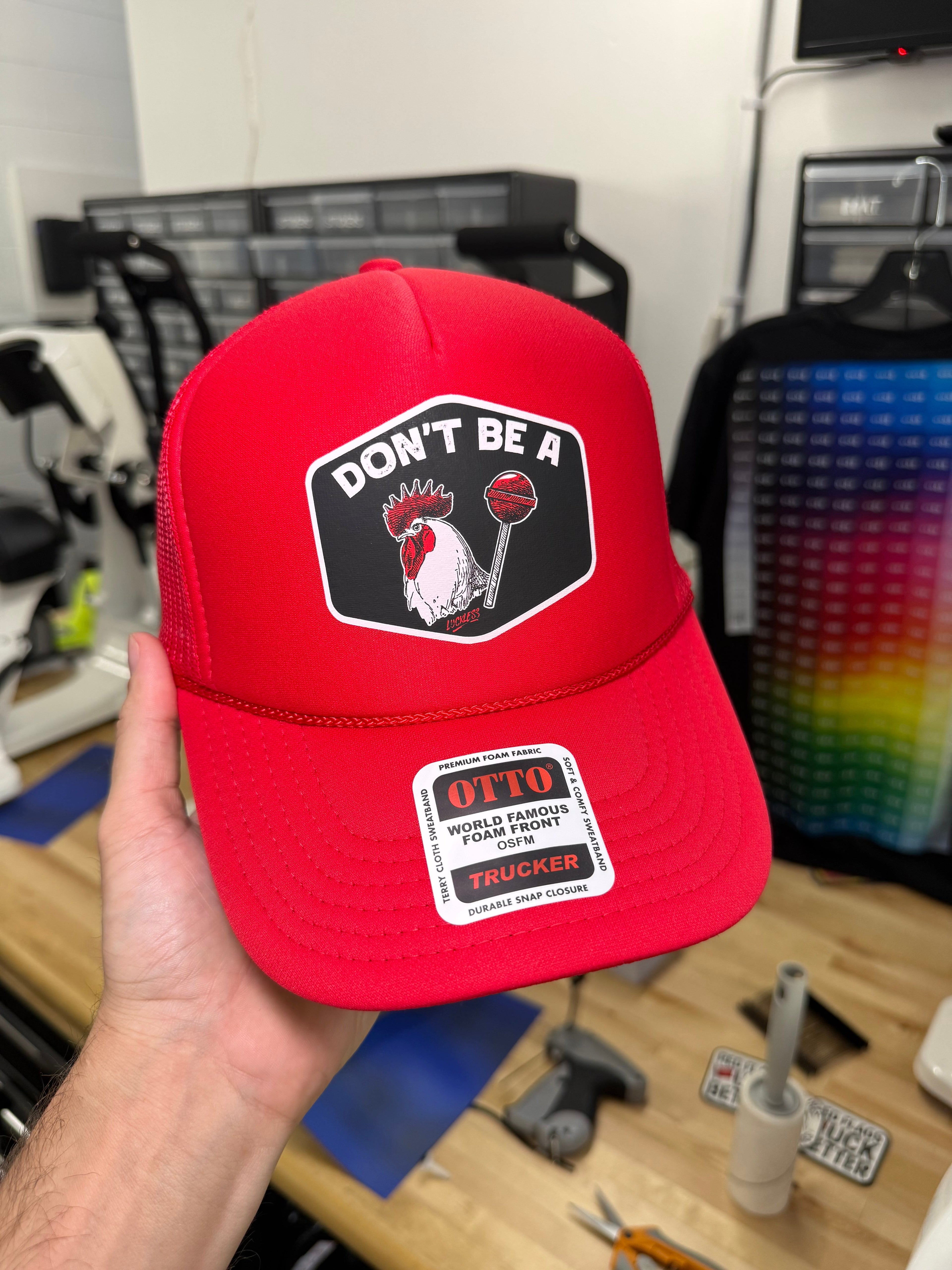 Chicken Lollipop Trucker Hat