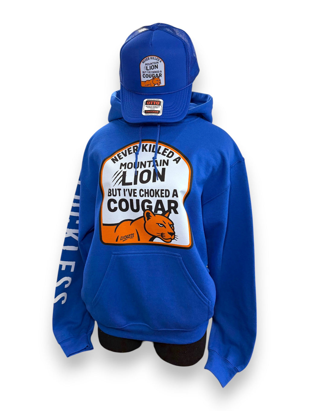 I've Never Killed A Mountain Lion But I've Choked a Cougar Hoodie