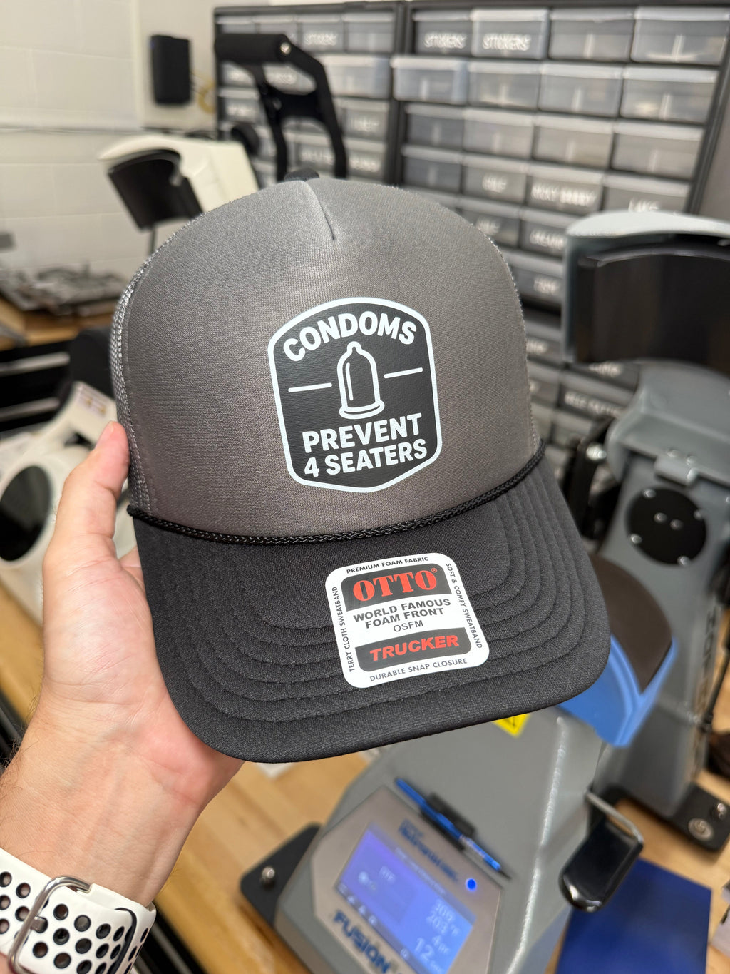 Condoms Prevent 4 Seaters Hat