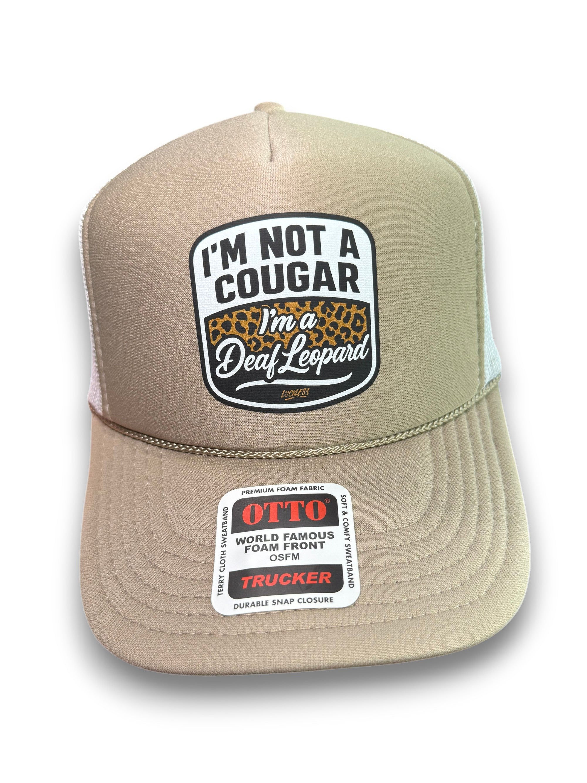Deaf Leopard Trucker Hat