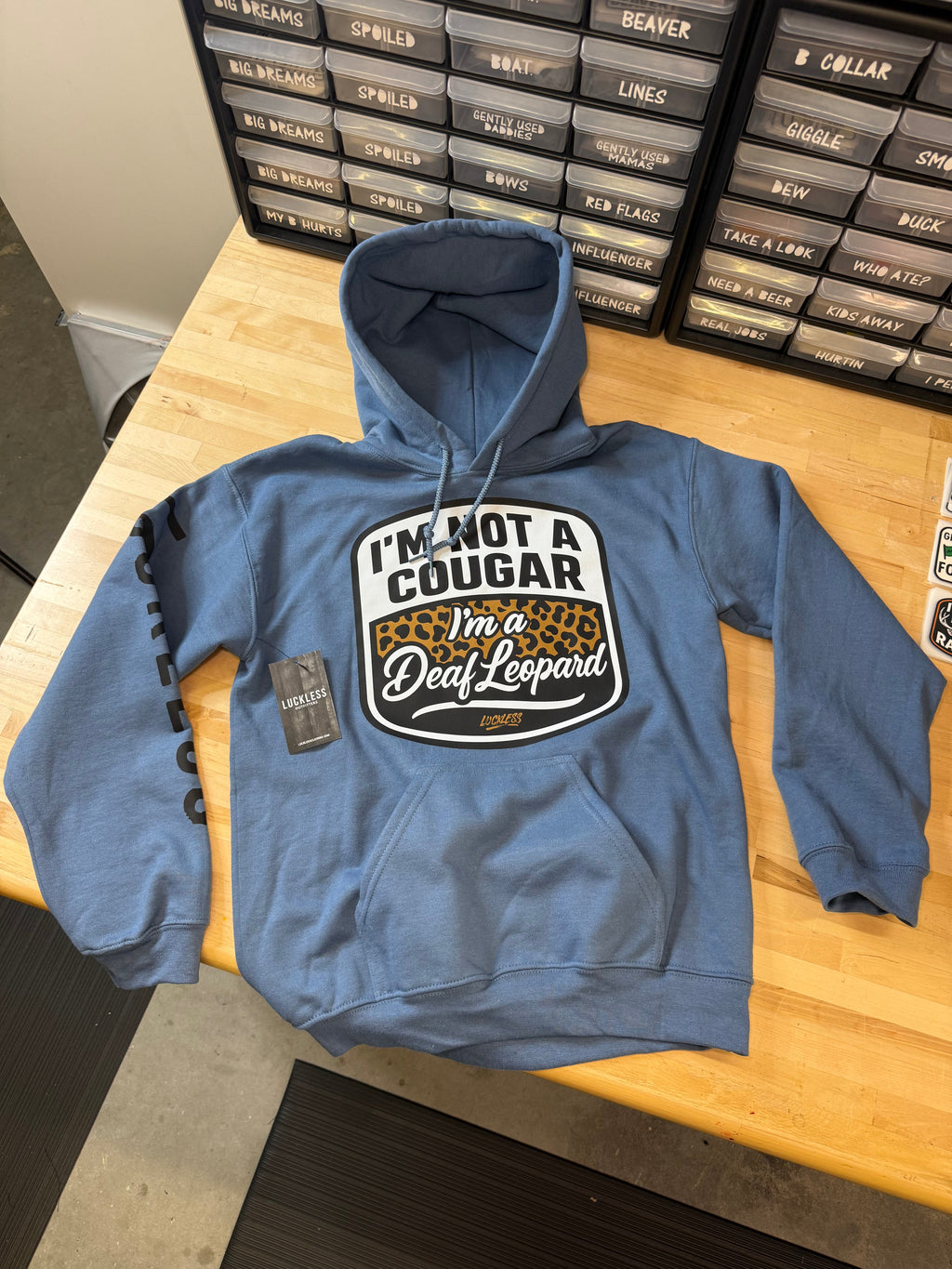 Deaf Leopard Hoodie