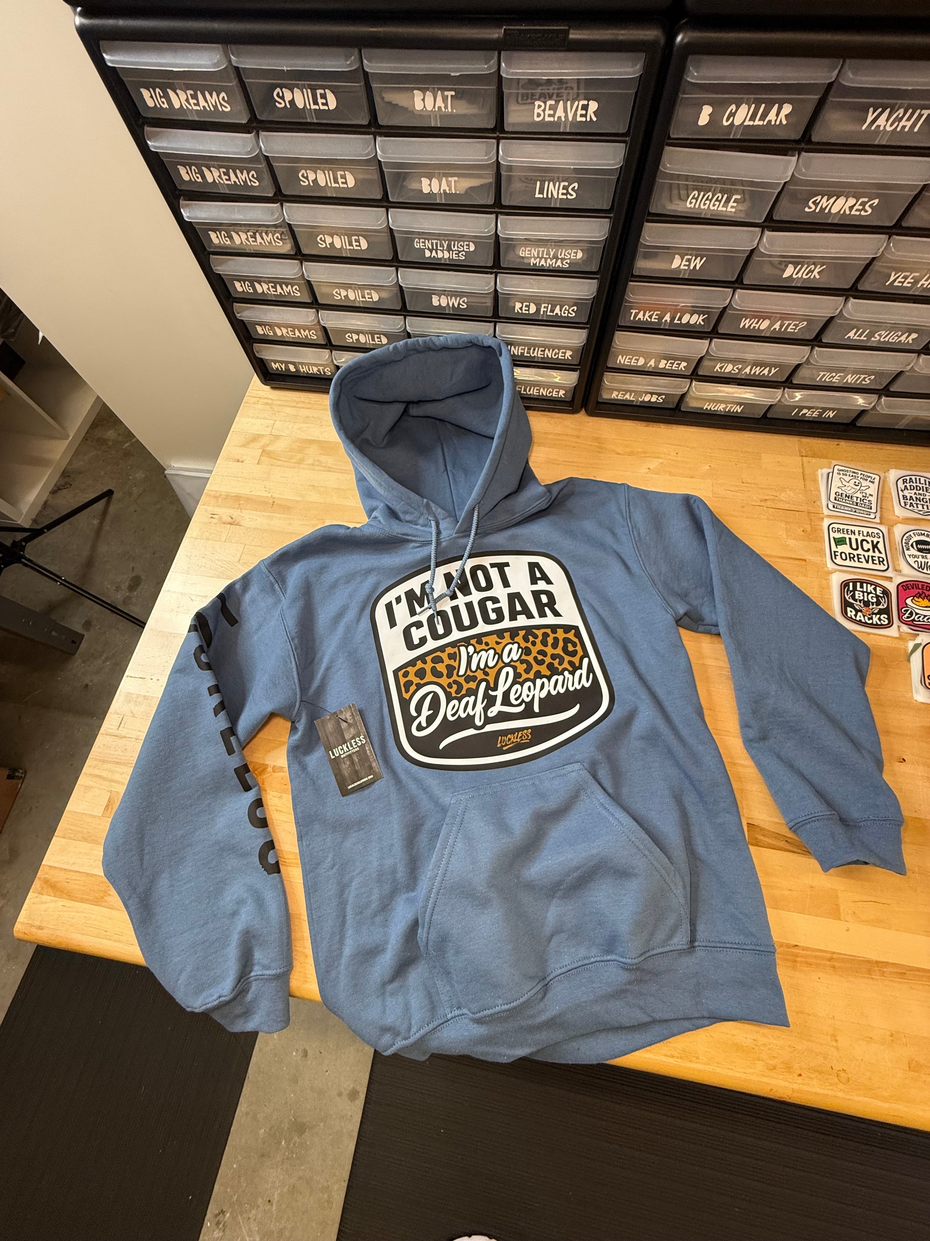 Deaf Leopard Hoodie